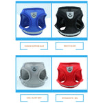 Gilet réfléchissant en maille polyester ajustable pour chien