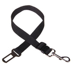 Harnais en nylon avec clip pour laisse et ceinture de sécurité pour chien en voiture