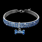 Bling Rhinestone Dog Collar Crystal Puppy Chihuahua Pet Dog Collars Leash For Small Dogs Mascotas Accessories, L, M, S