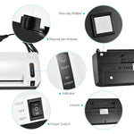 DSB HQ236 Laminator A4 File Laminating Machine Photo Sealing Machine Cold Laminating Thermoplastic Machine with Paper Trimmer Cutter, HQ236