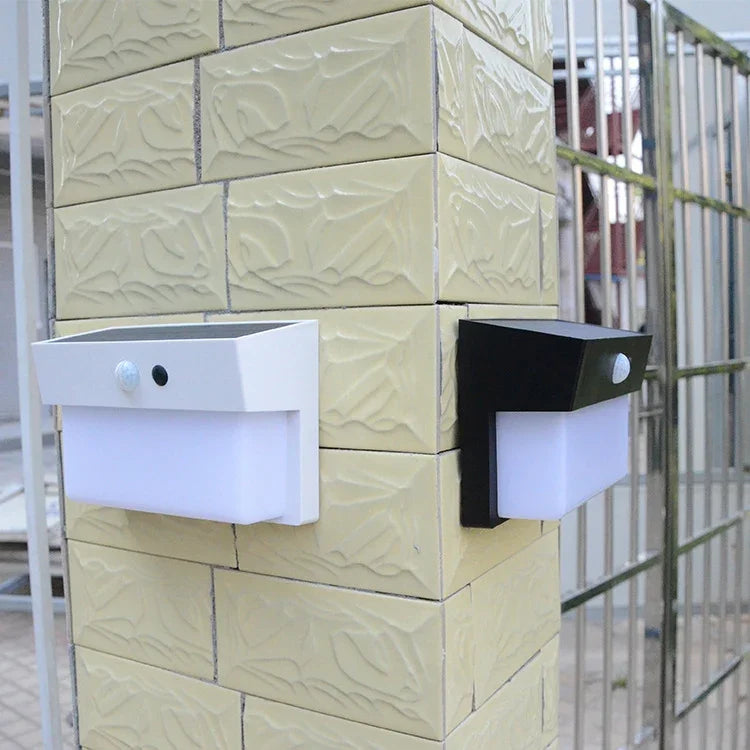 2.5W 50 LEDs Solar Landscape Light Outdoor Courtyard Light Control + Radar Sensing Wall Lamp