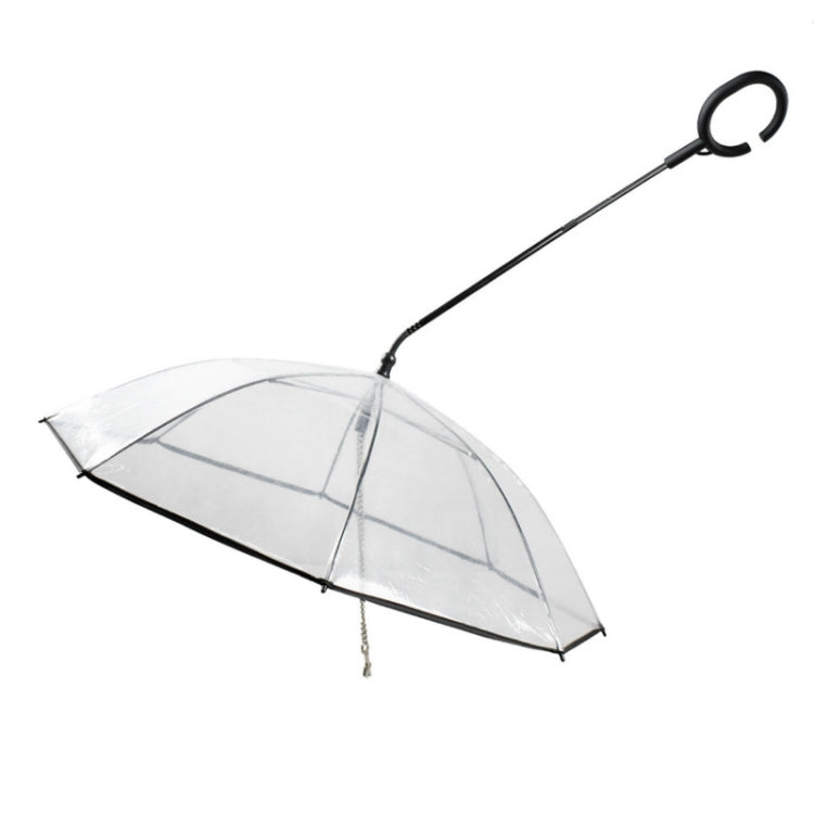 Parapluie transparent réglable pour animaux de compagnie, idéal pour la pluie et les promenades avec un chien ? Laisse