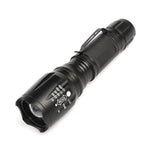 T02 Pen Clip Mini Flashlight T6 Telescopic Zoom Led Flashlight Outdoor Waterproof Long Shot Glare Flashlight, T02 Pen Clip