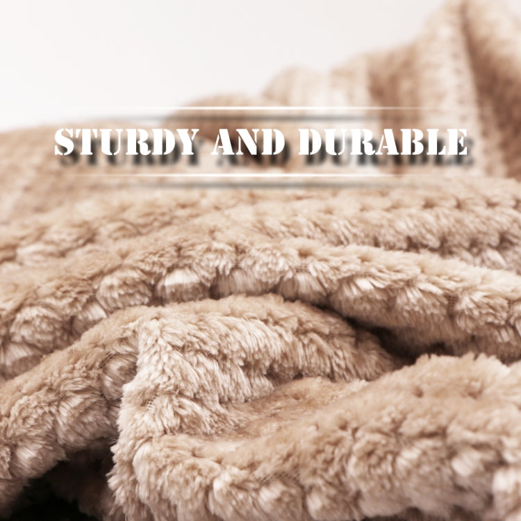 Thicken Solid Color Mesh Pineapple Flannel Blanket Coral Fleece Air Conditioning Sofa Cover Winter Warm Sheets Easy Wash Faux Fur Blankets, 100x150cm, 120x200cm, 150x200cm, 180x200cm, 200x230cm, 70x100cm, 45x65cm