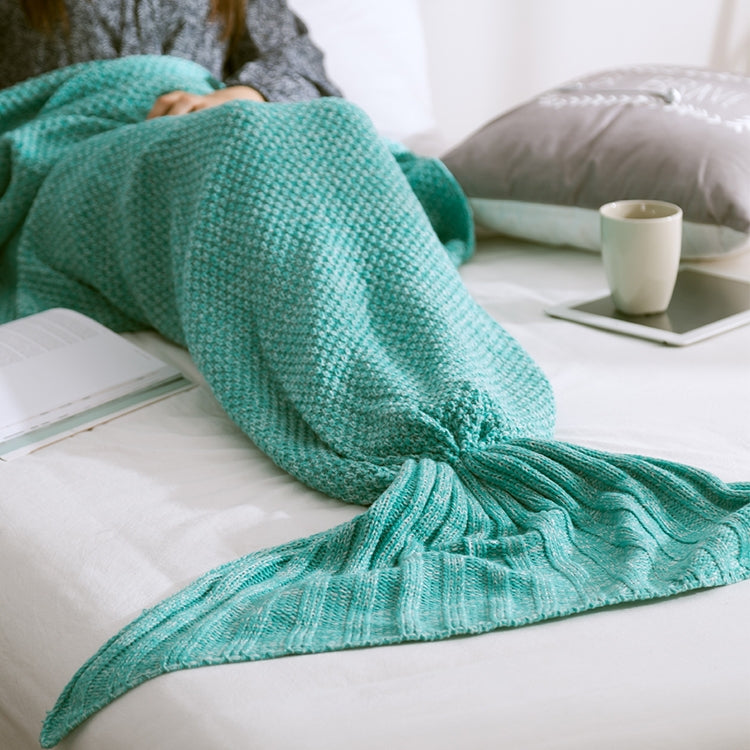 Mermaid Tail Blanket For Adult Super Soft Sleeping Knitted Blankets, 90 X50cm, 140 X70cm