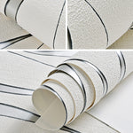 Simple 3D Water Ripple Non-woven Wallpaper Home Decoration Wall Paper