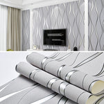 Simple 3D Water Ripple Non-woven Wallpaper Home Decoration Wall Paper