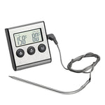 Digital Oven Thermometer Kitchen Food Cooking Meat BBQ Probe Thermometer Timer Water Milk Temperature Cooking Tools, Digital Oven Thermometer