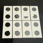 50 PCS / 3 Sets 40mm Diameter Coin Protector Square Coin Collection Paper Clip, Paper Clip