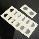 50 PCS / 3 Sets 40mm Diameter Coin Protector Square Coin Collection Paper Clip, Paper Clip