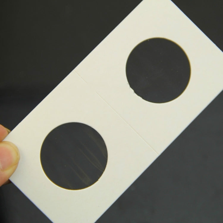 50 PCS / 3 Sets 40mm Diameter Coin Protector Square Coin Collection Paper Clip, Paper Clip