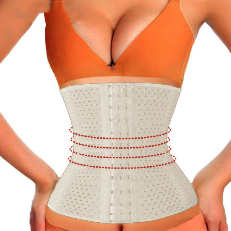3 PCS 13-Buckle Belly Belt Hollowing Out Strong Waist Shaping Shaping Stomach Girdle Ladies Postpartum Corset Belt, XS, S, M, L, XL, XXL, XXXL, XXXXL