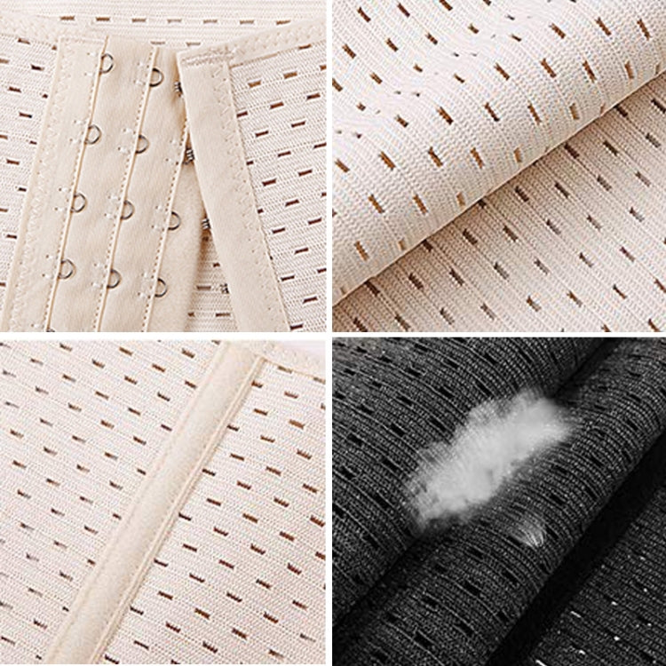 3 PCS 13-Buckle Belly Belt Hollowing Out Strong Waist Shaping Shaping Stomach Girdle Ladies Postpartum Corset Belt, XS, S, M, L, XL, XXL, XXXL, XXXXL