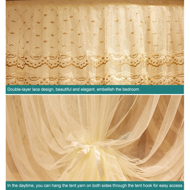 U-shaped Three-door Stainless Steel Tube Floor Mosquito Net, Bold 25mm 1.2x2.0m, Bold 25mm 1.5x2.0m, Bold 25mm 1.8x2.0m, Bold 25mm 1.8x2.2m, Bold 25mm 2.0x2.2m, Super Thick 32mm 1.2x2.0m, Super Thick 32mm 1.5x2.0m, Super Thick 32mm 1.8x2.0m            ...