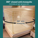 Household Free Installation Thickened Encryption Dustproof Mosquito Net, 120x200 cm Full Bottom, 150x200 cm Full Bottom, 180x200 cm Full Bottom, 180x220 cm Full Bottom, 200x220 cm Full Bottom, 120x200 cm Bed Back, 150x200 cm Bed Back, 180x200 cm Bed Ba...