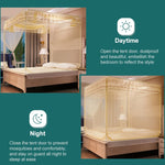 Household Free Installation Thickened Encryption Dustproof Mosquito Net, 120x200 cm Full Bottom, 150x200 cm Full Bottom, 180x200 cm Full Bottom, 180x220 cm Full Bottom, 200x220 cm Full Bottom, 120x200 cm Bed Back, 150x200 cm Bed Back, 180x200 cm Bed Ba...