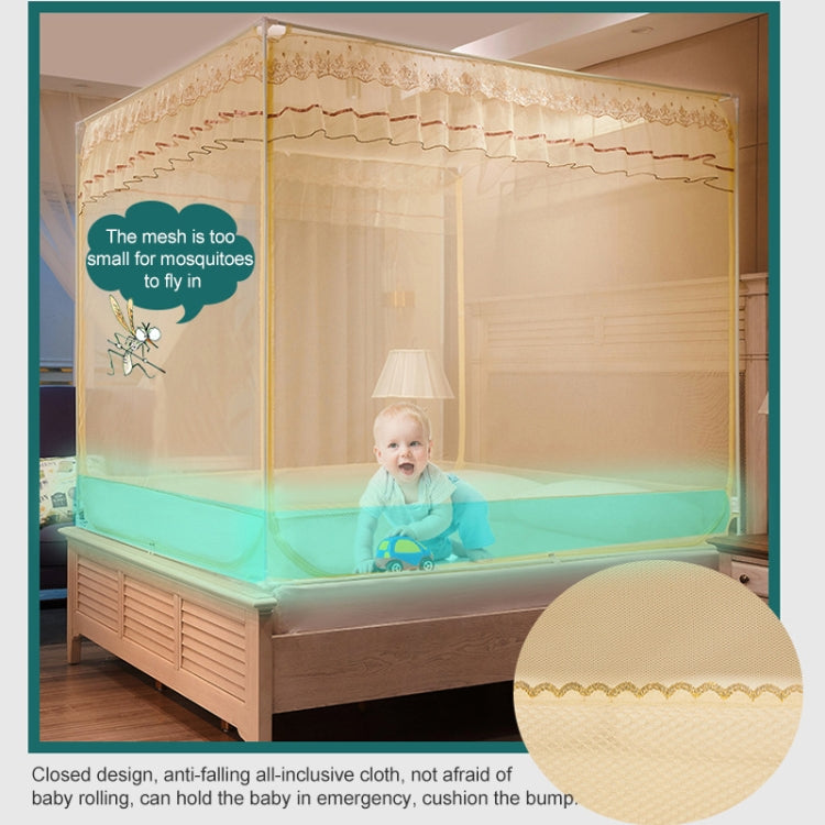 Household Free Installation Thickened Encryption Dustproof Mosquito Net, 120x200 cm Full Bottom, 150x200 cm Full Bottom, 180x200 cm Full Bottom, 180x220 cm Full Bottom, 200x220 cm Full Bottom, 120x200 cm Bed Back, 150x200 cm Bed Back, 180x200 cm Bed Ba...