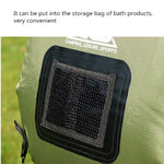Outdoor Bathing Bag Self-driving Camping Solar Hot Water Bottle 20L Water Storage Bag