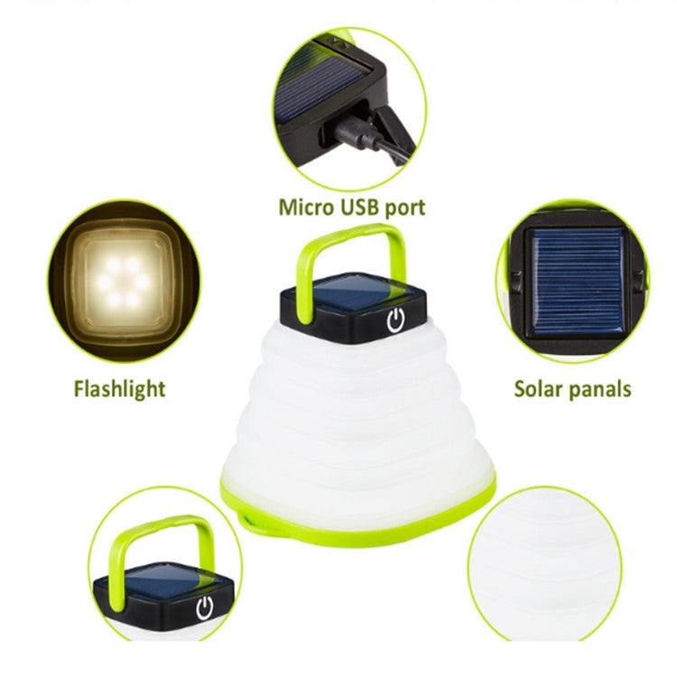 Folding Solar Lamp Outdoor Camping Tent Lamp LED Camping Lamp