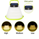 Folding Solar Lamp Outdoor Camping Tent Lamp LED Camping Lamp