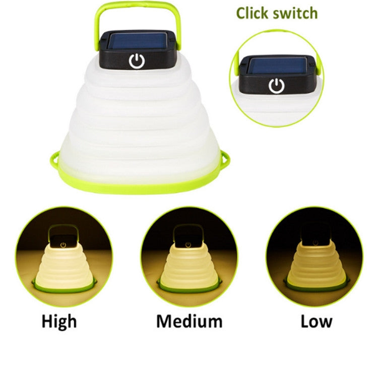 Folding Solar Lamp Outdoor Camping Tent Lamp LED Camping Lamp