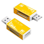 قارئ بطاقات ذاكرة متعدد الوظائف 1 في متعدد لبطاقات Memory Stick Pro Duo وMicro SD وTF وM2 وMMC وSDHC MS