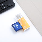 قارئ بطاقات ذاكرة متعدد الوظائف 1 في متعدد لبطاقات Memory Stick Pro Duo وMicro SD وTF وM2 وMMC وSDHC MS