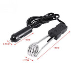 Portable 12V/24V Electric Car Boiled Immersion Water Heater Traveling Camping Picnic, 12V, 24V