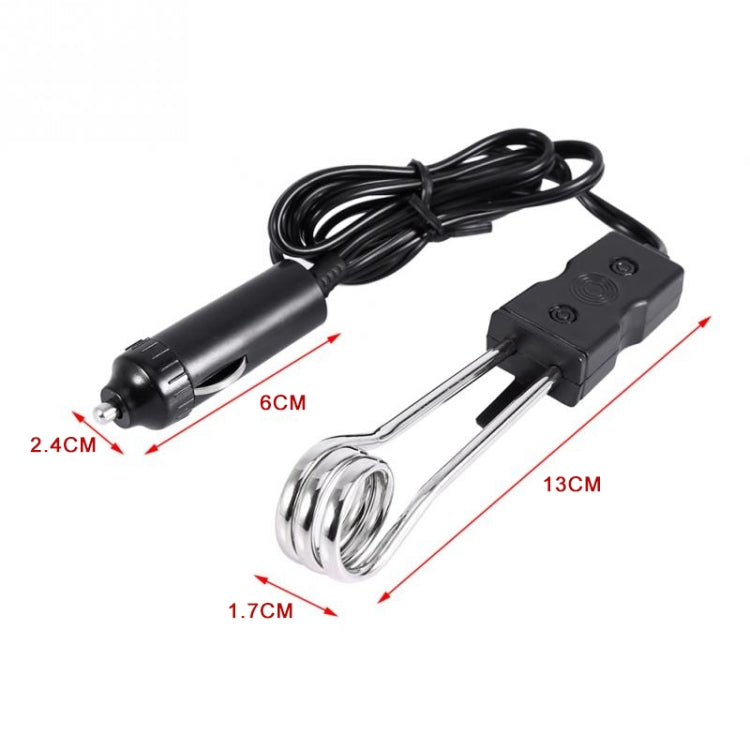 Portable 12V/24V Electric Car Boiled Immersion Water Heater Traveling Camping Picnic, 12V, 24V