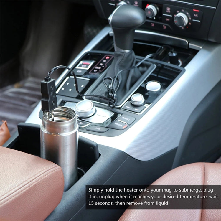 Portable 12V/24V Electric Car Boiled Immersion Water Heater Traveling Camping Picnic, 12V, 24V