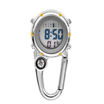 Mountain Climbing Watch Multifunctional Stainless Steel Hook Watch, Stainless Steel Hook Watch(Orange), Stainless Steel Hook Watch(Blue), Stainless Steel Hook Watch(Yellow), Stainless Steel Hook Watch(Red)