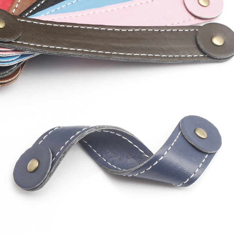 Adjustable Face Mask Ear Band Rope Anti-slip PU Leather Extension Buckle Hood