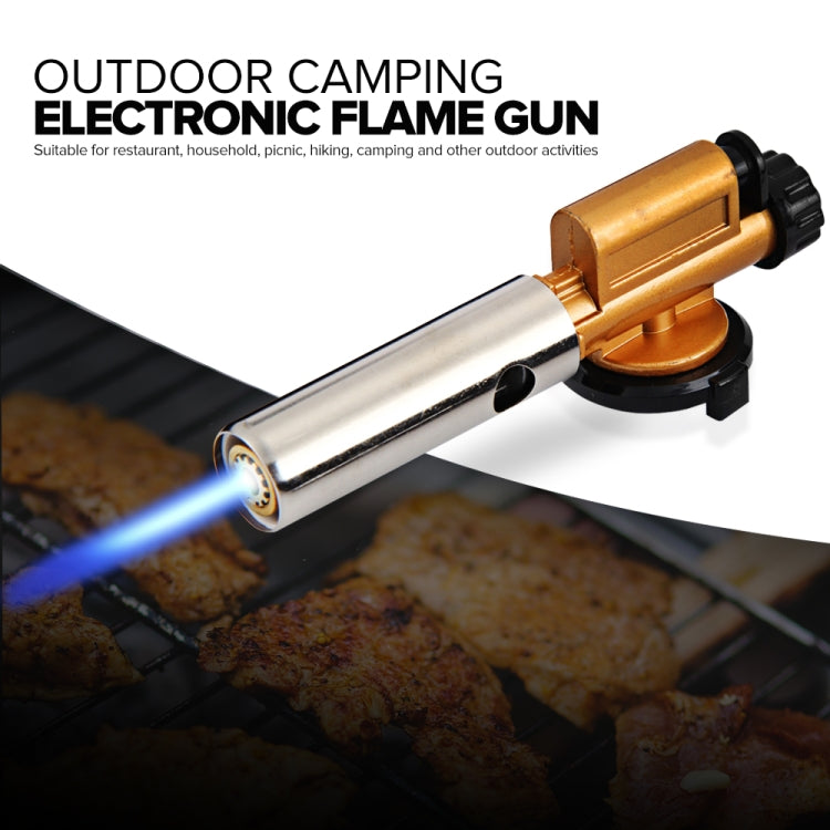 Butane Gas Electronic Ignition Gun for Outdoor Camping Picnic BBQ Welding, 3