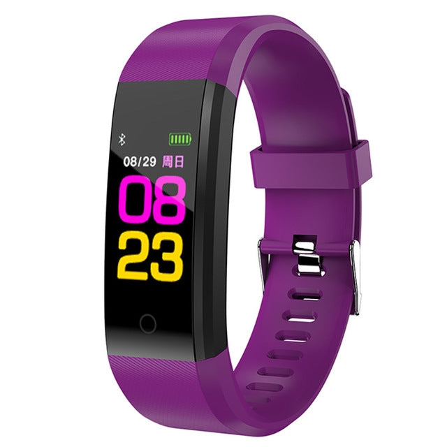 ID115 Plus Smart Bracelet Fitness Heart Rate Monitor Blood Pressure Pedometer Health Running Sports SmartWatch for IOS Android, ID115 Plus Black, ID115 Plus Purple, ID115 Plus Blue, ID115 Plus Red, ID115 Plus Dark Blue