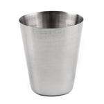 4 in 1 Outdoor Mini Stainless Steel Cup Hiking Camping Travel Portable Drinking Water Cup Set Leather Cup, 30ML