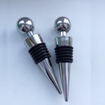 2 PCS Reusable Vacuum Sealed Red Wine Bottle Stopper, Round Shape