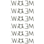 10 PCS Classic Black  Waterproof Temporary Tattoo Sticker