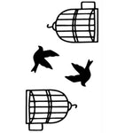 10 PCS Classic Black  Waterproof Temporary Tattoo Sticker