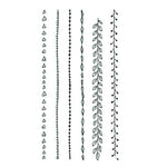 10 PCS Classic Black  Waterproof Temporary Tattoo Sticker