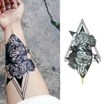 2 PCS Small Full Arm Temporary Waterproof Tattoo Stickers