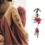 2 PCS Small Full Arm Temporary Waterproof Tattoo Stickers
