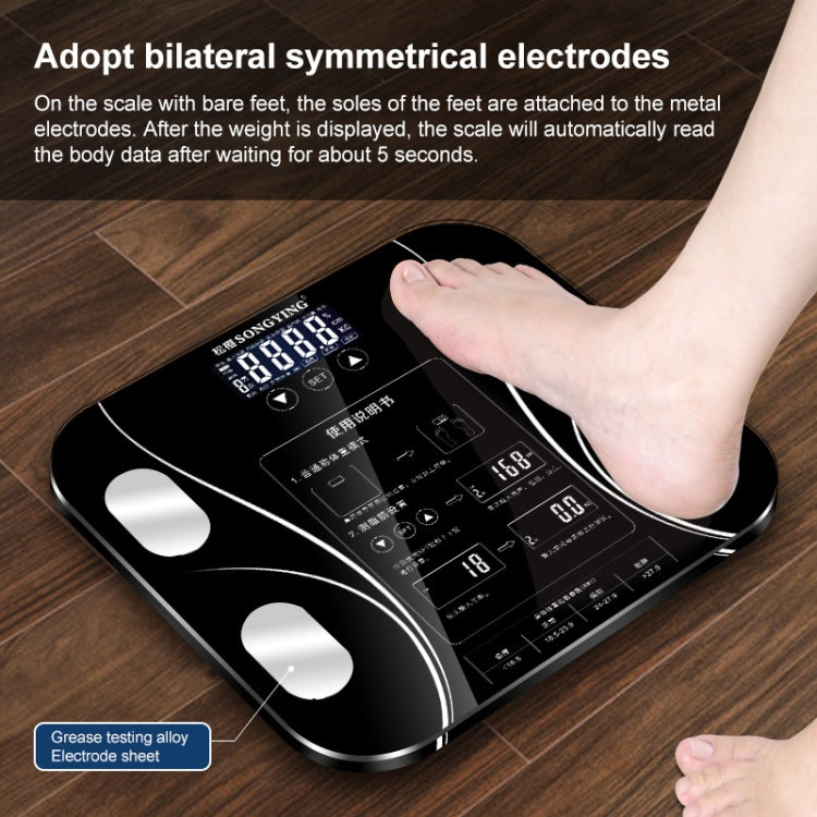 LCD Display Body Electronic Smart Weighing Scales Bathroom Scale Digital Human Weight Scales, Bathroom Scale
