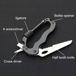 External Multi-function Carabiner D-type Hanging Keychain, D-type Carabiner