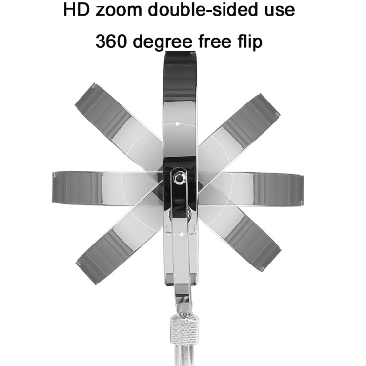 Desktop Double-SidedRound LED Luminous Makeup Mirror Liftable Magnifying Mirror, Plane + 3 Times Magnification(8-inch Rechargeable), Plane + 5 Times Magnification(8-inch Rechargeable), Plane + 7 Times Magnification(8-inch Rechargeable)                 ...