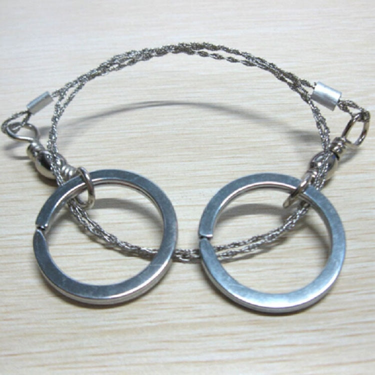 Portable Stainless Steel Wire Outdoor Survival Self Defense Chainsaws Hand Saw Fret Tool, Hand Saw (Silver)