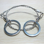 Portable Stainless Steel Wire Outdoor Survival Self Defense Chainsaws Hand Saw Fret Tool, Hand Saw (Silver)