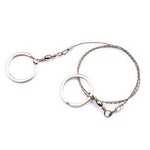 Portable Stainless Steel Wire Outdoor Survival Self Defense Chainsaws Hand Saw Fret Tool, Hand Saw (Silver)