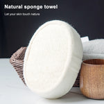 Natural Loofah Sponge Bath Ball Shower Rub For Whole Body Healthy Massage Brush, Natural Loofah Sponge