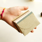 10 PCS Retro Chinese Style Romantic Mini Pearlescent Paper Envelopes Random Color Delivery, Chinese Style Envelopes