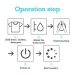 HX-02DS Household Portable Small Portable Washing Machine, Portable Washing Machine